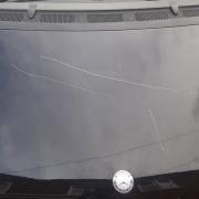 The owner of this Mercedes-Benz in the Rowntree Way area woke up to scrapes and scratches on the bonnet