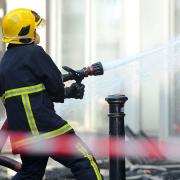 Firefighters tackling a blaze (File photo)
