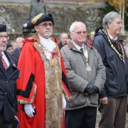 The two minute silence on November 11, 2021 in Saffron Walden