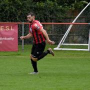 Scott Piggott finished off the rout for Saffron Walden Town at Sporting Bengal United.