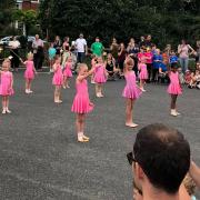 A performance by Tiny Tempos at Newport village fete