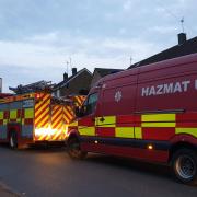 Emergency services responded to an incident in Highfields, Saffron Walden