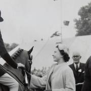 Gay Veal met the Queen at the Royal Windsor Horse Show in 1958