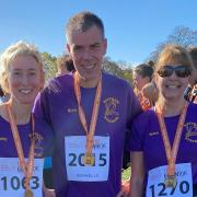 Claire Crommie, Rich Viney and Helen Sears graduated from Saffron Striders\' couch to 5k course at Cambridge.