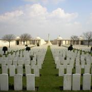 Fred Davies and Charles Sorley are commemorated at the Loos Memorial