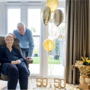 Patricia Trigg from Quendon was able to spend her wedding anniversary at home with her husband Brian