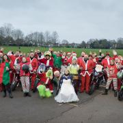 Walden Bikers went on a Christmas Toy Run for Addenbrooke's Hospital. Pic: Celia Bartlett