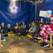 Children got cosy in their pyjamas for the iChurch service in Great Chesterford