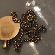 This gold pendant was stolen in a burglary in Stansted