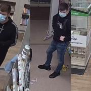 Police are looking to identify the two men pictured following a theft from Pets at Home in Saffron Walden