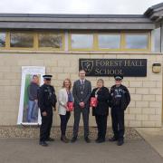 Bleed control packs were donated to Forest Hall School in Stansted