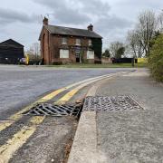 The new drain by the Fighting Cocks in Wendens Ambo
