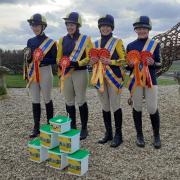 Nicola, Rosie, Suzannah and Lisa from Saffron Walden & District Riding Club