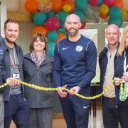 The official opening of the community sports centre at Joyce Frankland Academy