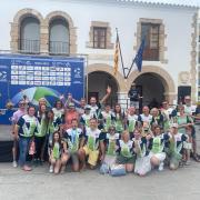 The WaldenTRI squad and supporters in Ibiza. Picture: WALDENTRI