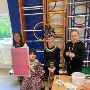 Pupils at Wimbish Primary School celebrated Mayan Day