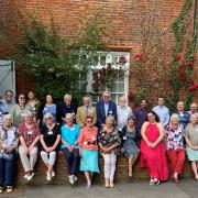 Saffron Walden Museum held a tea party for its volunteers