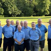 The successful Cambs senior golf team. Picture: CGU
