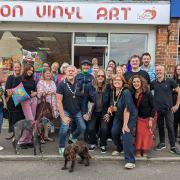 The Neon, Vinyl & Art Pop Up Shop in Saffron Walden held an open evening