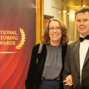 Rob and Lynne Kerrison at the National Tutoring Awards