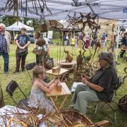 Visitors gathered for Saffron Walden Museum's Heritage Crafts Day