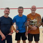 Chris Gray, Kirk Archibald, John Goodfellow, Charles Arthur and Mark Scott of Saffron Walden Squash Club. Picture: SWSC