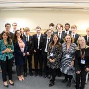 Stansted Airport staff mentoring Year 11 students from Forest Hall School