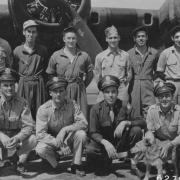 Lt. Marco Demara (front row, third from left) and his crew in the 91st Bomber Group