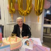 Margaret Goult celebrated her 100th birthday at Mountfitchet House