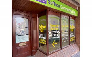 A visualisation of the front of the Saffron Community Link building in Saffron Walden.