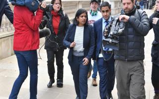 Rupa Huq (centre), who has been forced to apologise for saying chancellor Kwasi Kwarteng is \