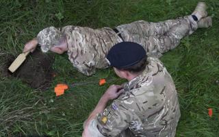 Royal Engineers from Wimbish have been training Ukrainian soldiers in explosive disposal